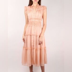 NWT Ulla Johnson Silk Rosalind Dress Size 4